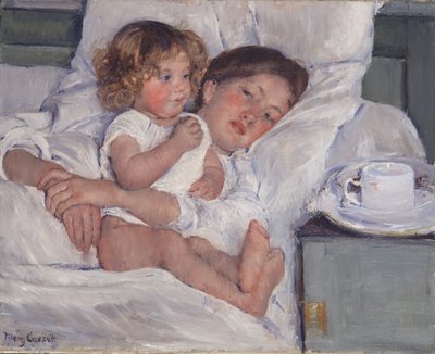 Frühstück im Bett, 1897 von Mary Cassatt